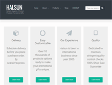 Tablet Screenshot of halsun.com